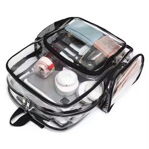 Mochila de estudiante impermeable de moda con monograma PVC transparente para estudiantes de secundaria - Product Image 3