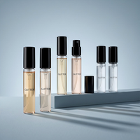 Flacon de parfum en verre transparent, atomiseur de parfum de voyage transparent, flacon pulvérisateur vide portable pour échantillon cosmétique