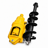 Foreuse hydraulique multifonction pour mini-excavatrice, adaptée aux excavatrices de 1 à 5 tonnes