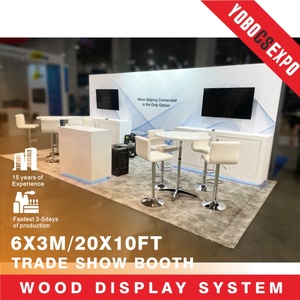 Sistema de Stand Portátil Plegable YOBOCS para Ferias Comerciales, No Requiere <span class=keywords><strong>Herramientas</strong></span>, Fácil Montaje, Resistente y Retardante de Llama - Product Image 2