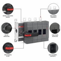 Disjoncteur-séparateur ABB série OS 32A-1250A 3P 4P 690V Protection contre les courts-circuits CE IEC En stock usine