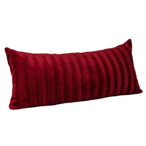 Coussin de coussin en <span class=keywords><strong>fausse</strong></span> <span class=keywords><strong>fourrure</strong></span> 18x40 pouces Long oreiller décoratif pour lit ou canapé - Product Image 6