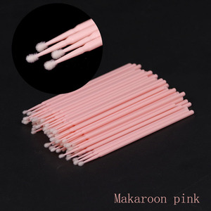 Bâtonnet <span class=keywords><strong>de</strong></span> coton PE Macaroon pour démaquillage nano, <span class=keywords><strong>nettoyage</strong></span> <span class=keywords><strong>et</strong></span> <span class=keywords><strong>désinfection</strong></span> des cils, bâtonnet <span class=keywords><strong>de</strong></span> coton monocouche - Product Image 2