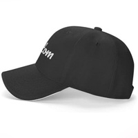 Gorra de Béisbol Deportiva Unisex, 6 Paneles, 100% Poliéster, Diseño de Puntos Argyle, Visera Curva, Malla Ajustable, Estilo Urbano, Personalizable