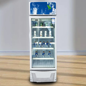 Süpermarket ticari soğutucu dik buzdolabı cam kapi içecek camekanlı dolap buzdolabı dik soğutucu içme ekranı - Product Image 2