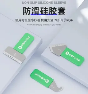 Mijing เครื่องเปิดใบมีดอเนกประสงค์ทำจากโลหะใช้สำหรับ <span class=keywords><strong>S3</strong></span>โทรศัพท์มือถือเครื่องตัดติ่งหน้าจอแอลซีดีเครื่องมือซ่อม <span class=keywords><strong>iPhone</strong></span> - Product Image 6