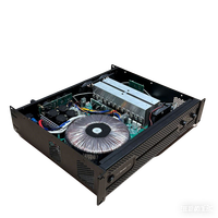Penguat Daya Profesional Premium Komersial 2 Kanal H10 Kelas H 1000W 2U Rakit Rak yang Tahan Lama untuk Sistem PA Panggung, Bar, dan Pesta