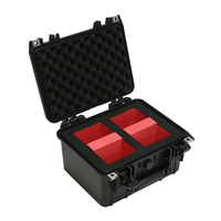 Étui de transport rigide en plastique à 2 rangées Étui étanche à cartes avec mousse personnalisée pour PSA, BGS, One Touch Case