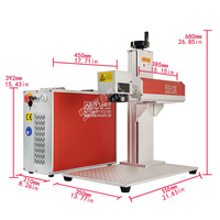 最佳价格100W 3D光纤激光雕刻机硬币浮雕，金属浮雕EZCAD 3.0软件