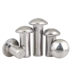 Rivets à tête demi-ronde de haute qualité, rivets en aluminium massif, alliage d'aluminium 5056, grade 11, galvanisés, industriels - Product Image 3