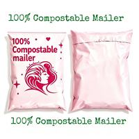 Sacs d'expédition biodégradables, imperméables et compostables certifiés, respectueux de l'environnement, pour chaussures et chaussettes, avec logo personnalisé, vente en gros, promotion exceptionnelle