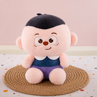 Petits jouets en peluche personnalisés, super doux, en tissu peluche court, ensemble d'animaux en peluche assortis, 25 cm, pour restaurant, coin enfant