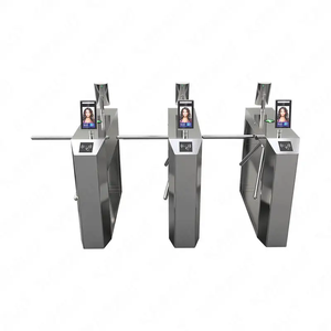 Puerta de torniquete de trípode de Control de acceso automático inteligente de acero inoxidable 304 para gimnasio - Product Image 3