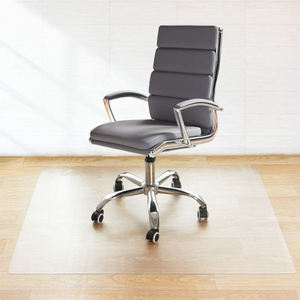 Tapis de chaise de bureau moderne en PVC, antidérapant, adapté aux animaux domestiques, couleur unie, protection de bureau, pour sols en bois dur et carrelage, lavable, usage domestique, logo personnalisé - Product Image 3