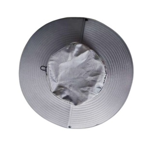 Chất lượng cao màu xám ngoài trời rộng vành Sun <span class=keywords><strong>hat</strong></span> Trọng lượng nhẹ & thoáng khí chất liệu polyester cho mùa hè Câu Cá Đi Bộ Đường Dài & cắm trại - Product Image 5