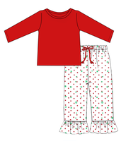 Ensemble de pyjamas de Noël assortis pour la famille Puresun, en coton biologique, combinaison de Noël pour enfants et bébés, tenues pour animaux de compagnie, vêtements de nuit pour les fêtes, OEM