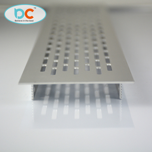 Grille de ventilation en alliage d'aluminium série 6000, grille d'aération, grille à lamelles, couverture de grille, découpe de meubles électriques - Product Image 1