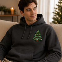 Patch brodé Arbre de Noël à coudre, Applique décorative en tissu pour vestes, sacs à dos, chapeaux, DIY