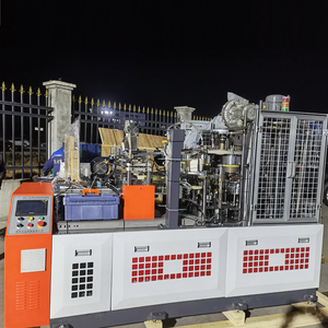 Machine automatique de fabrication de bols seau <span class=keywords><strong>en</strong></span> papier Kraft pour soupe nouilles <span class=keywords><strong>salade</strong></span> machine de formage de grands gobelets <span class=keywords><strong>en</strong></span> papier PE avec couvercle - Product Image 2