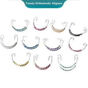 Brackets et aligneurs dentaires moulés par injection à la mode, <span class=keywords><strong>orthodontie</strong></span>, décoration <span class=keywords><strong>dentaire</strong></span>, qualité supérieure pour adultes et adolescents - Product Image 1