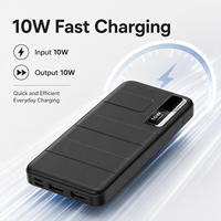 Banco de Energía Portátil de 10000 mAh para Exteriores, Cargador Portátil de 10000 mAh, Paquete de Baterías con Logotipo Personalizado al por Mayor para Camping y Senderismo