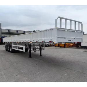 Semirremolque de Carga de 3 Ejes <span class=keywords><strong>y</strong></span> 60T a Precio Económico con Deflector Frontal para Transporte de Mercancías a Granel <span class=keywords><strong>y</strong></span> Minerales - Product Image 3