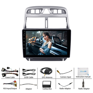 Lecteur DVD de voiture Android <span class=keywords><strong>2</strong></span> <span class=keywords><strong>Din</strong></span> Auto radio pour Peugeot <span class=keywords><strong>307</strong></span> 2004-2013 cadre Carplay Video Navigation Dash Kit DVD - Product Image 6