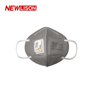 NEWLISON masker KN95 sekali pakai, Respirator kain non-tenun ramah lingkungan untuk Konstruksi Industri - Product Image 1