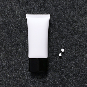 Tubo Morbido in Plastica <span class=keywords><strong>Bianco</strong></span> Opaco da 30ml e 30g con Tappo a Vite per Crema Solare BB, Tubo Ovale Piatto per <span class=keywords><strong>Rossetto</strong></span> - Product Image 3