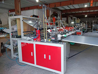 Nouvelle machine de découpe et de fabrication de sacs en plastique polyéthylène HDPE LDPE PE à deux couches, prix compétitif, machine de formage de sacs