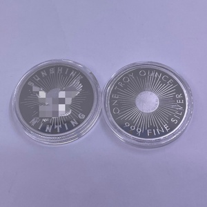 Barra de Plata Acrílica No Magnética Popular para Empaque, 1 Onza Troya, Barra de Cobre de 1 Oz, Barras de Plata para Colección o Regalo - Product Image 4