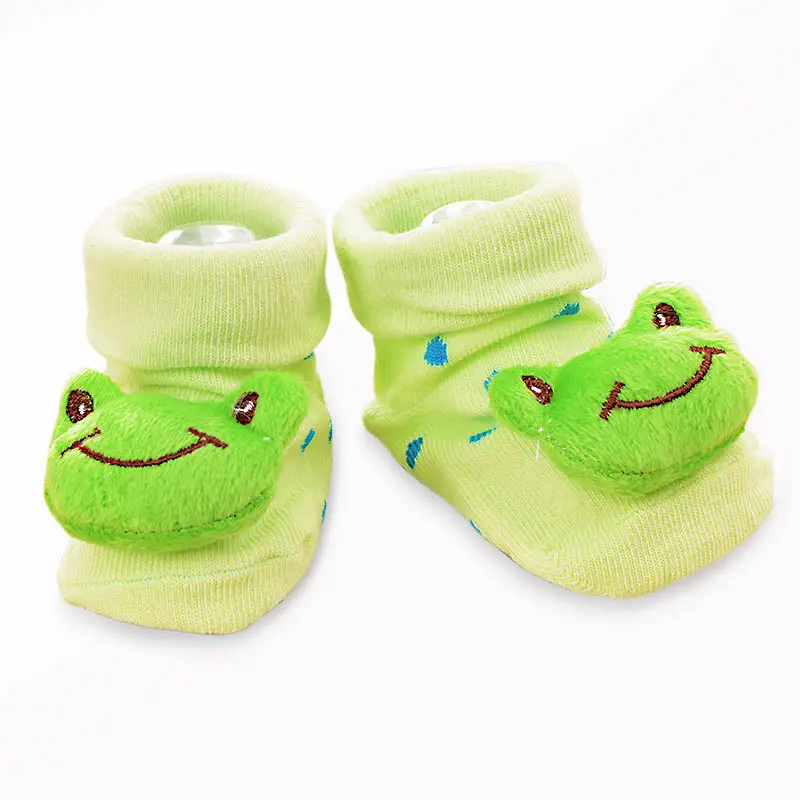 Calcetines de tubo de algodón antideslizantes para niños y niñas, calcetín personalizado para bebés