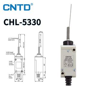 สวิตช์ไมโคร CNTD Changde CHL-5330 แบบสัมผัสเงินชนิดพิน รีเซ็ตตัวเองได้ รองรับกระแสสูงสุด 10A ปัจจุบัน - Product Image 3