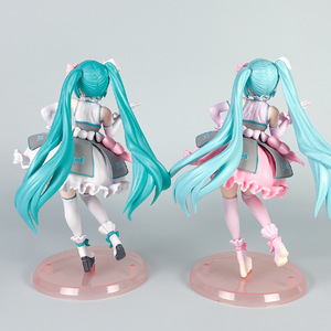 Figura de Manga de 21CM, Estatua de Star Candy <span class=keywords><strong>Cube</strong></span>, Versión de Pie Figura de PVC de Miku, Linda Figura de Anime para Niñas, Juguete de Regalo - Product Image 5