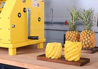Mini Manuele Handbediende Ananas Dunschiller Machine Kleine Fruitwinkel Geschikte Kerncomponenten Lager