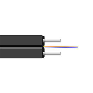 <span class=keywords><strong>Cable</strong></span> de <span class=keywords><strong>Fibra</strong></span> <span class=keywords><strong>Óptica</strong></span> FTTH de 1, 2 y 4 Núcleos con Alambre de Acero, <span class=keywords><strong>Cable</strong></span> de <span class=keywords><strong>Fibra</strong></span> <span class=keywords><strong>Óptica</strong></span> Monomodo G657A1 con POE IP - Product Image 2