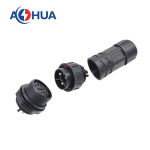 300V 35A prise de panneau <span class=keywords><strong>femelle</strong></span> en plastique M29 dispositifs de panneau d'alimentation étanche carlin 3Pin assemblage mâle <span class=keywords><strong>femelle</strong></span> connecteur de câble circulaire - Product Image 4