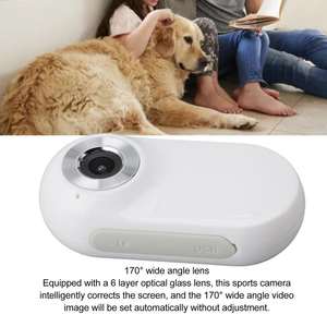 Ehomful HD 1080P Mini Cámara Inalámbrica para Mascotas, Diseño Simple y Ecológico, de Silicona Sólida, para Interiores/Exteriores, con Cintas para Gatos Pequeños - Product Image 5
