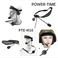 Casque tactique léger à une seule oreille avec bandeau en maille durable et connecteurs NATO U-174