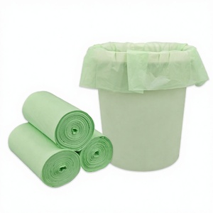 Bolsa de basura compostable 100% biodegradable a base de almidón de maíz, impresa en huecograbado, con fuelle inferior termosellado, de alta resistencia, 1-2L, a prueba de fugas, <span class=keywords><strong>Orizon</strong></span> - Product Image 1