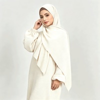 Abaya noire à capuche pour femme, manches chauve-souris, poignets smockés, tenue modeste, vêtement islamique musulman, longueur au sol, couvrante