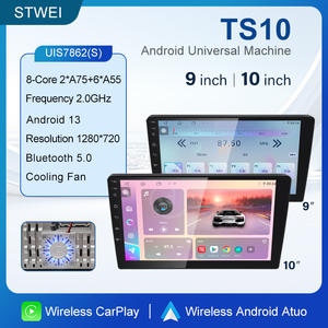 เครื่องเล่นแอนดรอยด์ในรถยนต์ TS10 8CORE Universal ขนาด 9 นิ้ว 10 นิ้ว รองรับ 4G WIFI Wireless Carplay ระบบนำทาง GPS อัตโนมัติ หน้าจอมัลติมีเดีย - Product Image 2