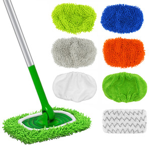 Compatible Swiffer Sweeper Chenille <b>Mop</b> <b>Heads</b> Microfiber Wet Dry Replacement Pads Rectangular Reusable - Product Image 1
