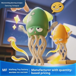 Jouet éducatif en bois pour filles, pieuvre magique anti-stress dansante, jouet électrique d'apprentissage précoce, veilleuse amusante, Guangdong - Product Image 2