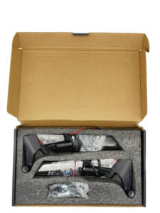 Nouveaux <span class=keywords><strong>r</strong></span>étroviseurs universels en aluminium MOXI avec clignotants LED, <span class=keywords><strong>Yamaha</strong></span> NMAX155 NVX155/Aerox155, <span class=keywords><strong>r</strong></span>églables, rotatifs, discrets - Product Image 5