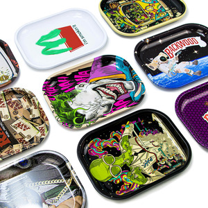 Plateau à rouler incassable, mignon, vierge, en métal, pour sublimation, avec couvercle magnétique - Product Image 6