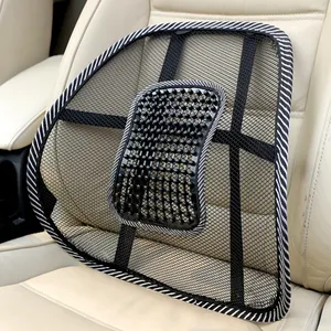 Cojín Lumbar de algodón con memoria para asiento de coche, almohada ergonómica de gran tamaño para respaldo de silla de oficina