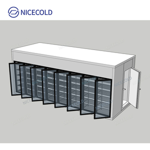 Cửa hàng rượu lạnh thiết kế với đi bộ trong phòng lạnh kính phía trước bia hang mát cho thương mại đồ uống lưu trữ - Product Image 4