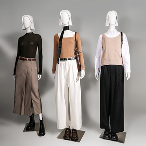 <span class=keywords><strong>Mannequin</strong></span> féminin polyvalent pour la mode avec cheveux sculptés détachables et tête chauve transformable pour l'affichage de perruques, chapeaux et bijoux - Product Image 2