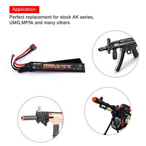 Schneller Versand 2s 15c 7,4 V 1300mAh Power Airsoft Lipo Batterie Rc Batterie mit Deans-T-Anschluss - Product Image 5